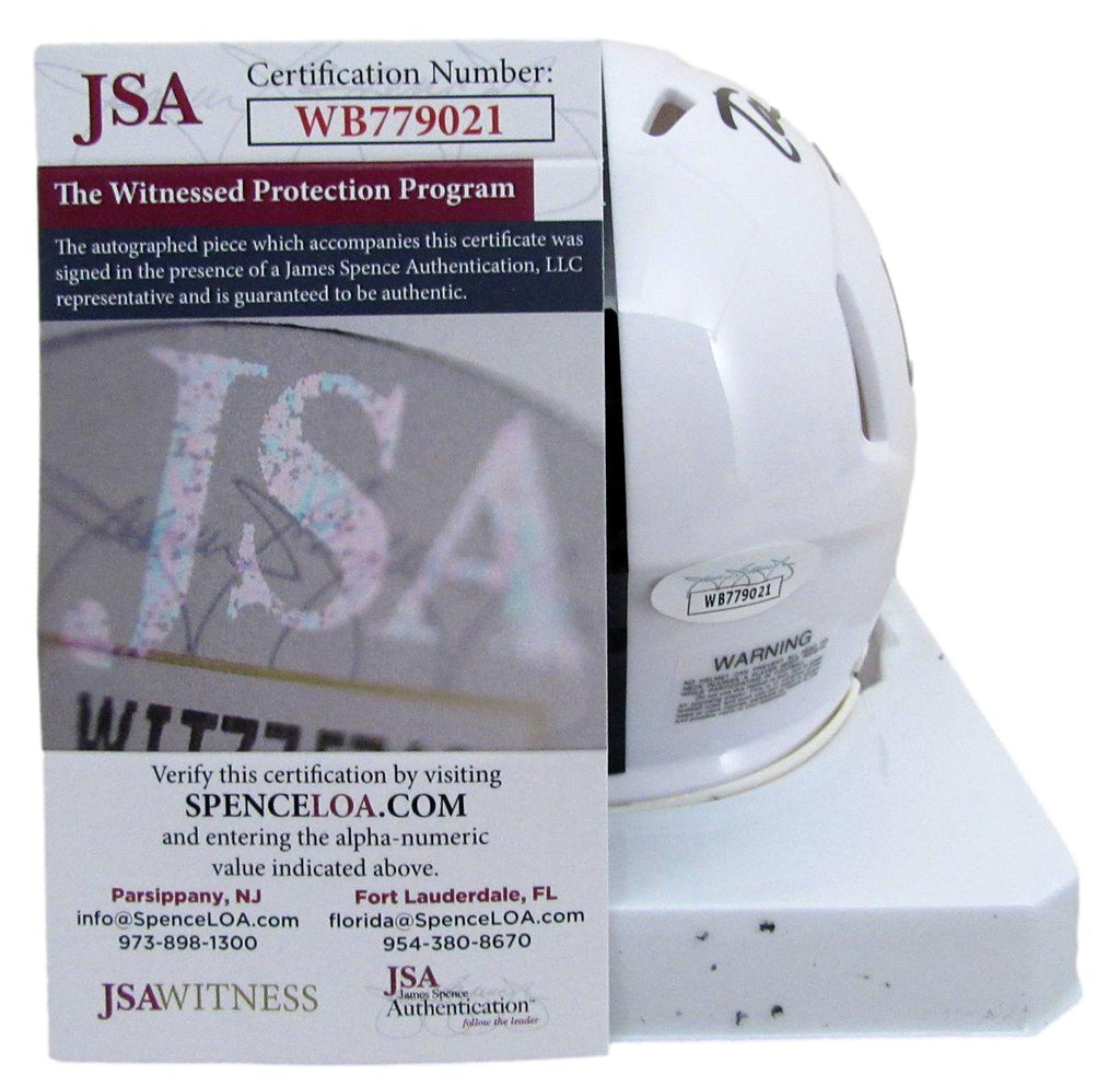 Tony Rojas Signed/Inscribed Penn State Mini Football Helmet JSA 194522