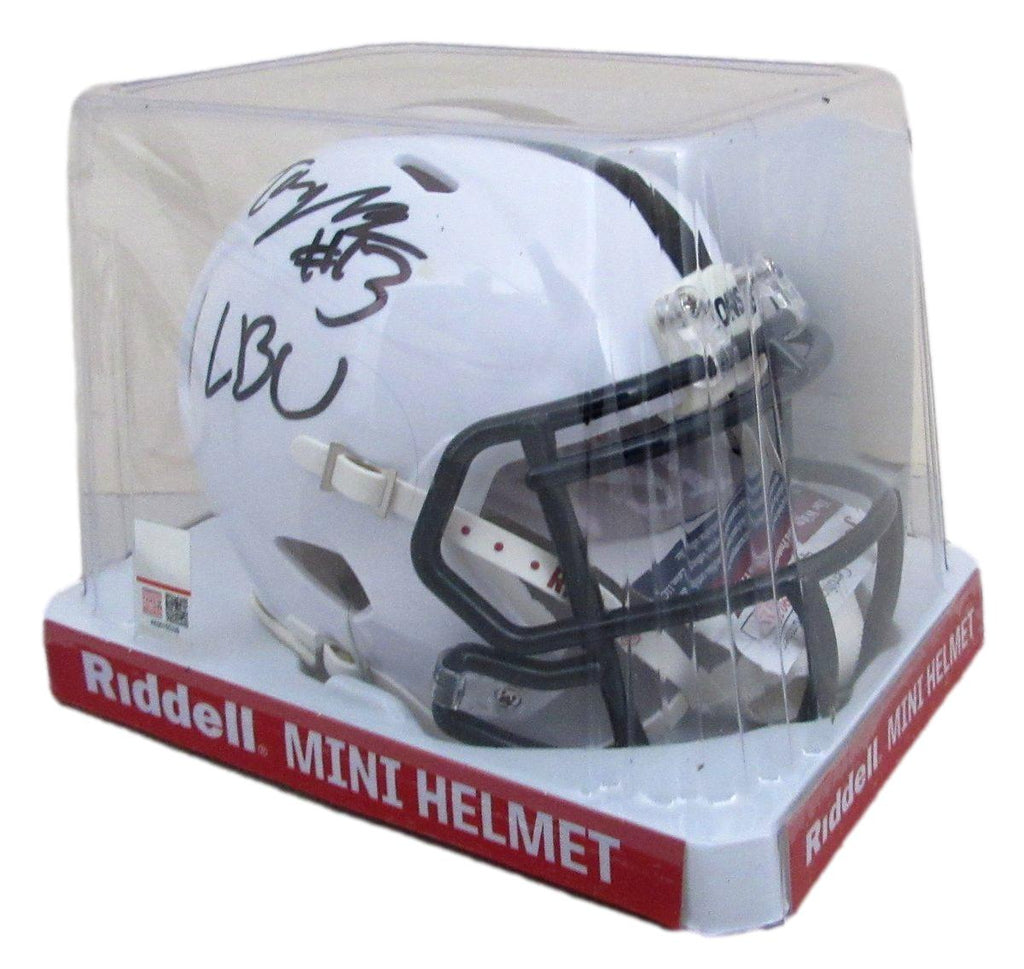 Tony Rojas Signed/Inscribed Penn State Mini Football Helmet JSA 194522