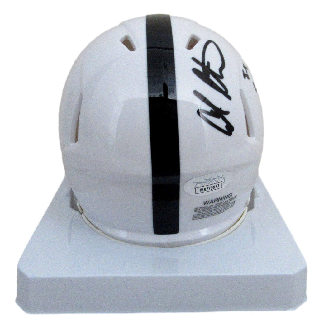 Carter Starocci Signed/Inscribed Penn State Mini Football Helmet JSA 194523
