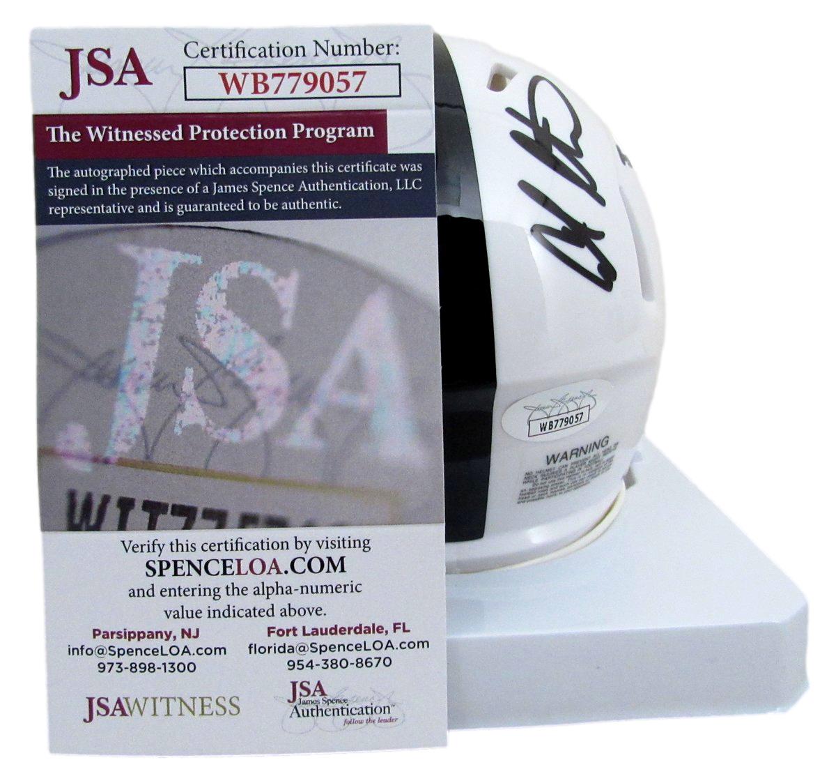 Carter Starocci Signed/Inscribed Penn State Mini Football Helmet JSA 194523