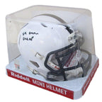 Carter Starocci Signed/Inscribed Penn State Mini Football Helmet JSA 194523