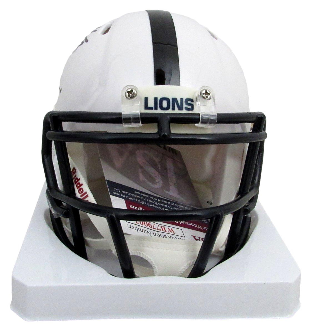 Tony Rojas Signed/Inscribed Penn State Mini Football Helmet JSA 194524