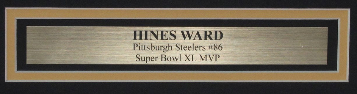 Hines Ward Signed/Auto 16x20 Photo Pittsburgh Steelers Framed Beckett 194132