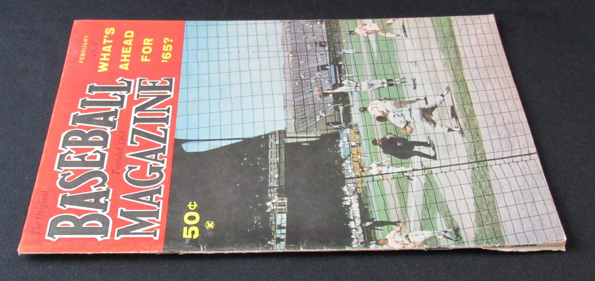 February 1965 The Original Baseball Magazine NO LABEL 184667