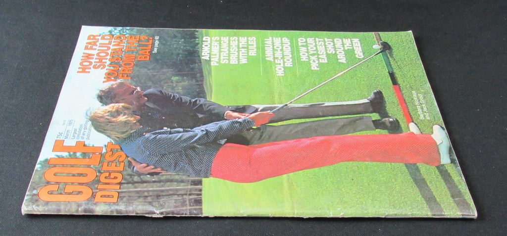 March 1975 Golf Digest Magazine Barbara Nicklaus/JackGrout NO LABEL 184669