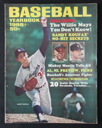 1966 Baseball Yearbook Sandy Koufax/Mickey Mantle/Willie Mays NO LABEL 184672