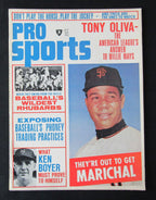 1966 Pro Sports Magazine Juan Marichal HOF Giants on Cover NO LABEL 184673