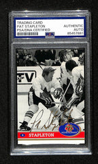Pat Stapleton Signed/Auto 1991 Future Trends Card #9 1972 Canada PSA/DNA 195123