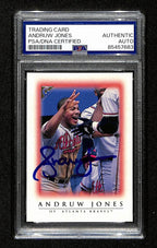 Andruw Jones Signed/Auto 1999 Topps Card #92 Atlanta Braves PSA/DNA 195145