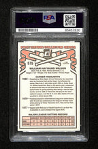 Mookie Wilson Signed/Auto 1981 Donruss RC Rookie Card #575 Mets PSA/DNA 195152