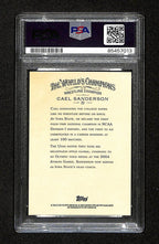 Cael Sanderson Signed 2007 Topps Allen & Ginter's RC Card #23 PSA/DNA 195153