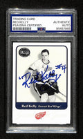 Red Kelly Signed/Auto 2001 Fleer Greats Card #78 Red Wings PSA/DNA 195169