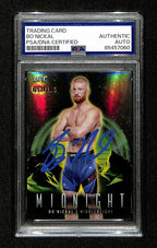 Bo Nickal Signed/Auto 2024 UFC Topps Midnight Card #68 52/125 PSA/DNA 195177