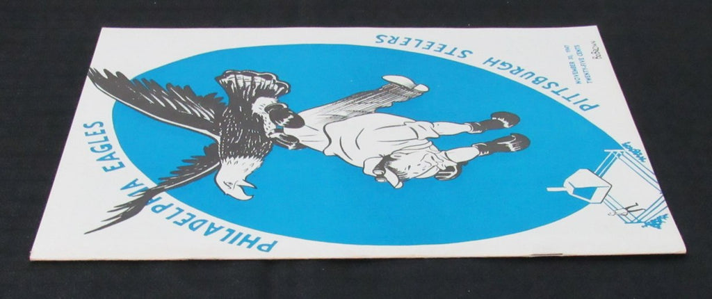 November 30, 1947 Eagles vs. Pittsburgh Steelers Football Game Program 194036
