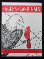 December 7, 1947 Philadelphia Eagles vs. Cardinals Football Game Program 194037