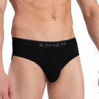 3 Pack Stretch Brief // Black