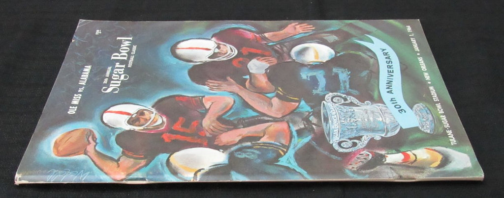 Jan. 1, 1964 Sugar Bowl Ole Miss vs. Alabama NCAA Football Game Program 194653
