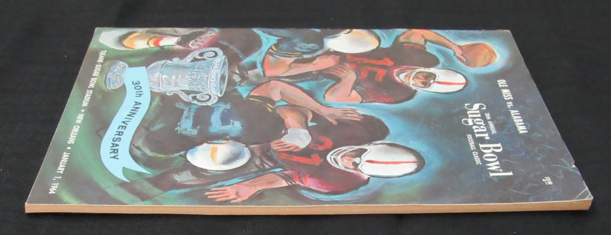 Jan. 1, 1964 Sugar Bowl Ole Miss vs. Alabama NCAA Football Game Program 194653