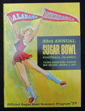 Jan. 2, 1967 Sugar Bowl Alabama vs. Nebraska NCAA Football Game Program 194654