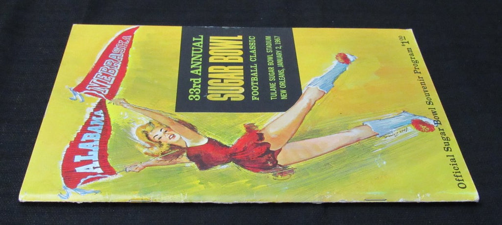 Jan. 2, 1967 Sugar Bowl Alabama vs. Nebraska NCAA Football Game Program 194654
