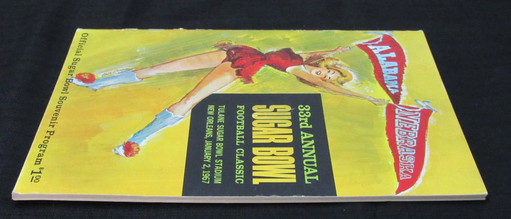 Jan. 2, 1967 Sugar Bowl Alabama vs. Nebraska NCAA Football Game Program 194654