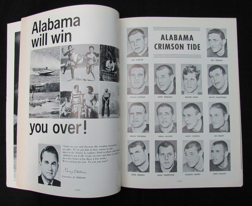 Jan. 2, 1967 Sugar Bowl Alabama vs. Nebraska NCAA Football Game Program 194654