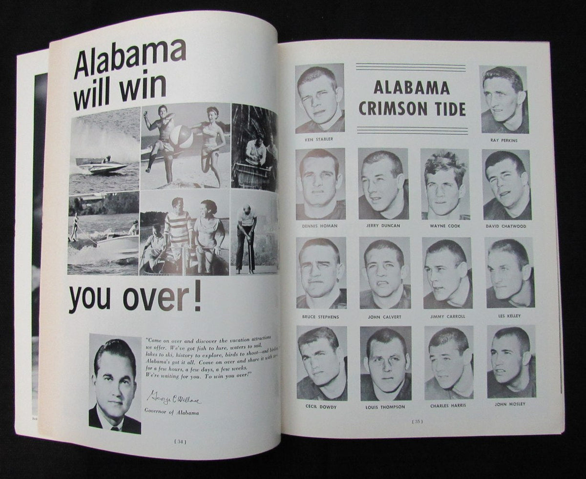 Jan. 2, 1967 Sugar Bowl Alabama vs. Nebraska NCAA Football Game Program 194654