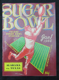 January 1, 1948 Sugar Bowl Alabama vs. Texas NCAA Football Game Program 194661
