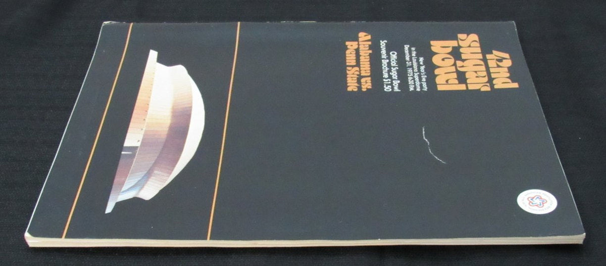 Dec. 31, 1975 Sugar Bowl Alabama vs. Penn State Football Game Program 194662