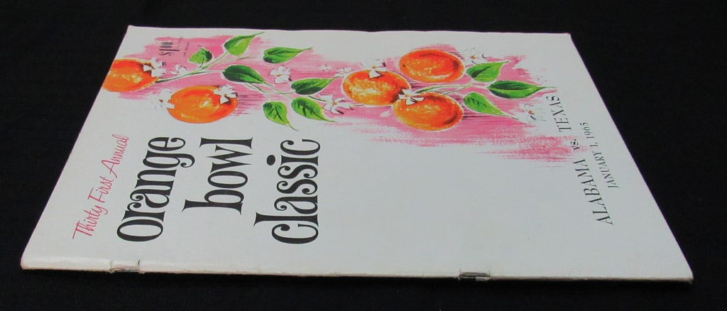 January 1, 1965 Sugar Bowl Alabama vs. Texas NCAA Football Game Program 194663