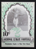 1940 Philadelphia Eagles vs. New York Giants Football Game Program 195507