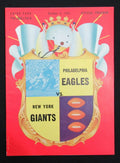October 4, 1952 Philadelphia Eagles vs. NY Giants Football Game Program 195518