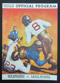 1935 NY Giants vs.Ernie Nevers' All-Americans Football Game Program 195520