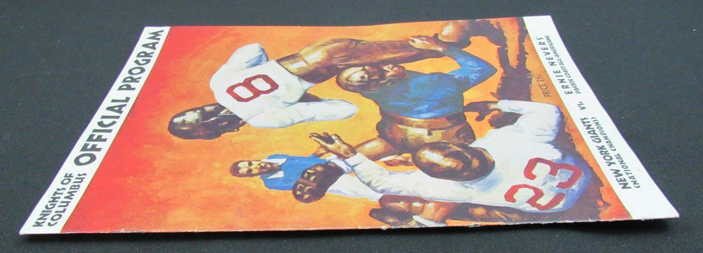 1935 NY Giants vs.Ernie Nevers' All-Americans Football Game Program 195520