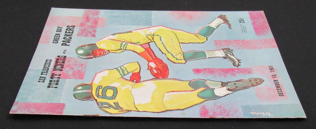 December 10, 1961 49ers vs. Green Bay Packers Football Game Program 195490