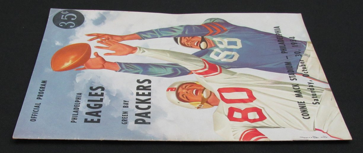 October 30, 1954 Eagles vs. Green Bay Packers Football Game Program 195492