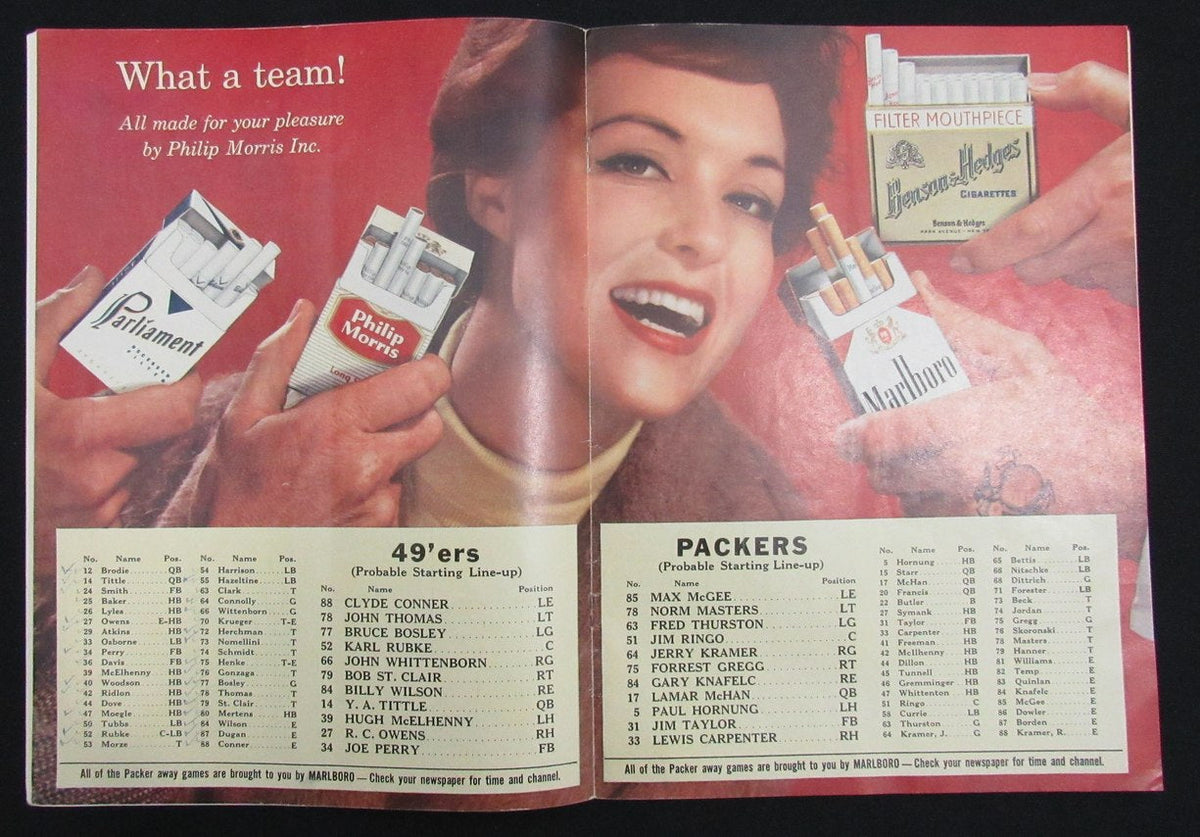 October 11, 1959 49ers vs. Green Bay Packers Football Game Program 195498