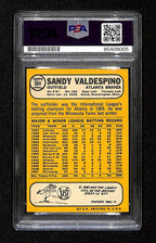 Sandy Valdespino Signed/Autographed 1968 Topps Card #304 Braves PSA/DNA 195193