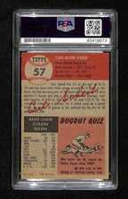 Carl Scheib Signed 1953 Topps Card #57 Philadelphia Athletics PSA/DNA 194840