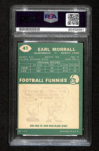 Earl Morgan Signed/Autographed 1960 Topps Card #41 Detroit Lions PSA/DNA 195046