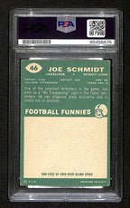 Joe Schmidt HOF Signed/Auto 1960 Topps Card #46 Detroit Lions PSA/DNA 195049