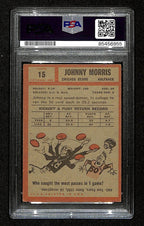 Johnny Morris Signed/Auto 1962 Topps Card #15 Chicago Bears PSA/DNA 195062