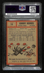 Johnny Morris Signed/Auto 1962 Topps Card #15 Chicago Bears PSA/DNA 195063