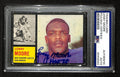 Lenny Moore HOF Signed/Inscr 1962 Topps Card #2 Baltimore Colts PSA/DNA 195066