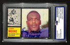 Lenny Moore HOF Signed/Inscr 1962 Topps Card #2 Baltimore Colts PSA/DNA 195066