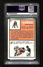 Don Oakes Signed/Auto 1966 Topps Card #11 Boston Patriots PSA/DNA 195087