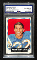 Keith Lincoln Signed/Auto 1964 Topps Card #164 San Diego Chargers PSA/DNA 195099