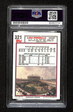 Lou Piniella Signed/Auto 1992 Topps Card #321 Cincinnati Reds PSA/DNA 194808