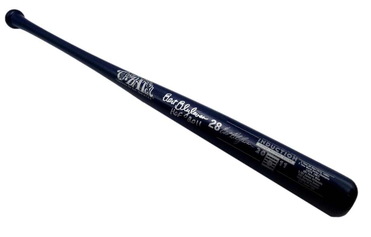 Bert Blyleven Signed/Auto CBC Baseball Bat 2011 Induction Twins JSA 196268