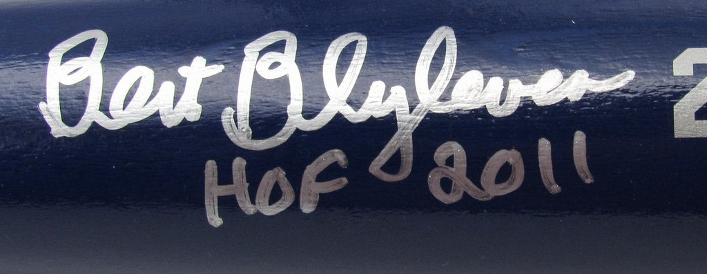 Bert Blyleven Signed/Auto CBC Baseball Bat 2011 Induction Twins JSA 196268